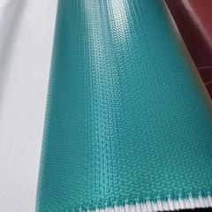green silicone coated glass fabric for passive fire protective jacket