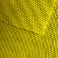 double sided silicone coated glass fiber fabric double sided yellow colour