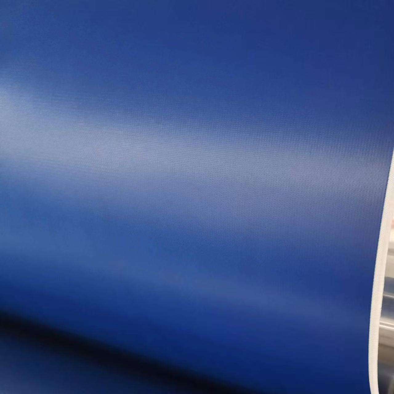 blue silicone coated fiberglass fabric for passive fire protection jacket
