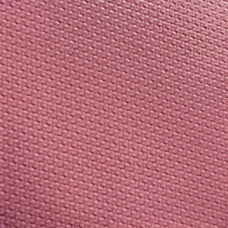 high temperature resistant silicone fabric pink color double sided