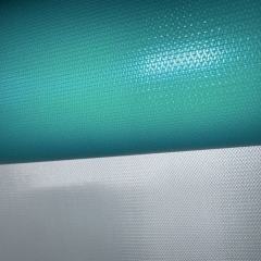 green color silicone coated fiberglass cloth 500gsm