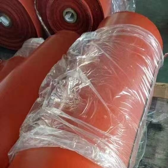 double sided silicone fabric for flexible fabric bellows
