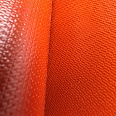 0.45mm red silicone coated fiberglass fabric