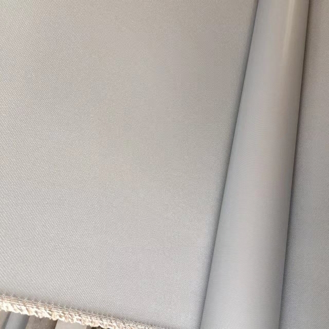 grey PU coated high silica cloth for fire curtains