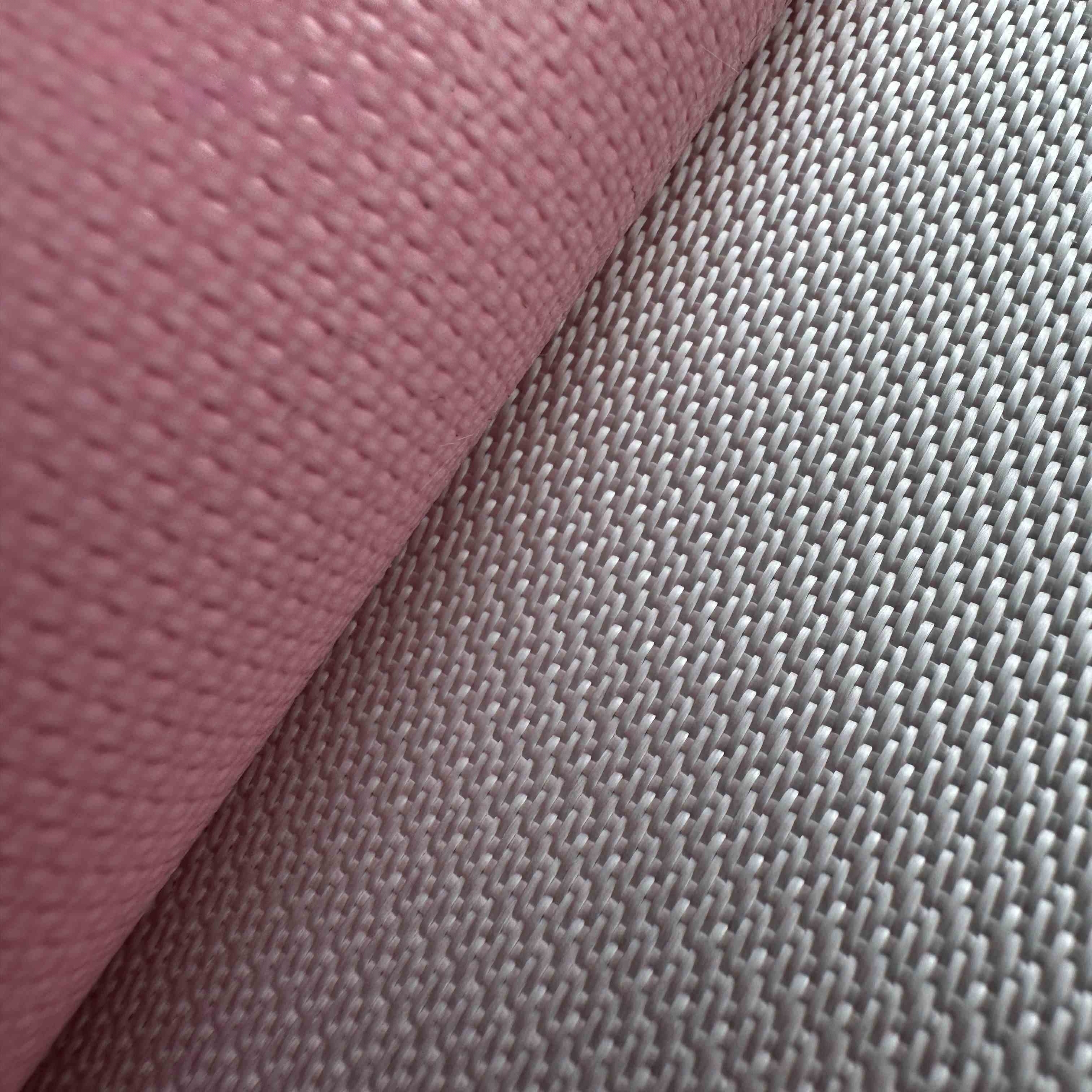 pink/salmon silicone coated fiberglass fabric for welding blankets
