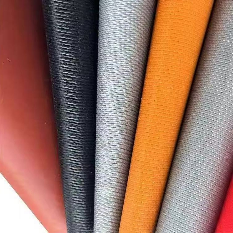 red black grey orange silicone coated glass fabrics