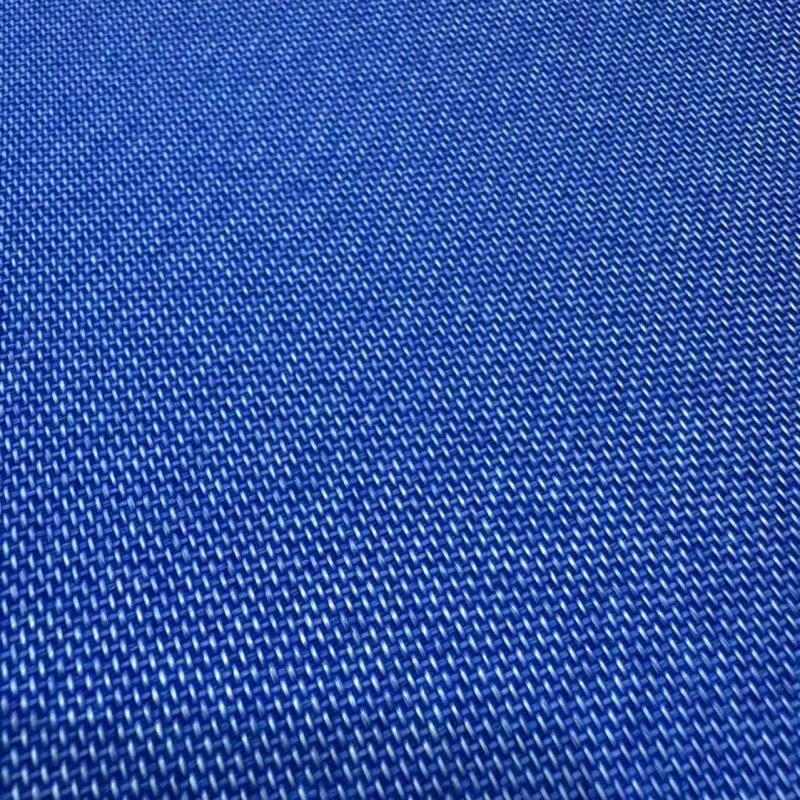 blue pu coated wire reinforced fiberglass fabric for fire curtains