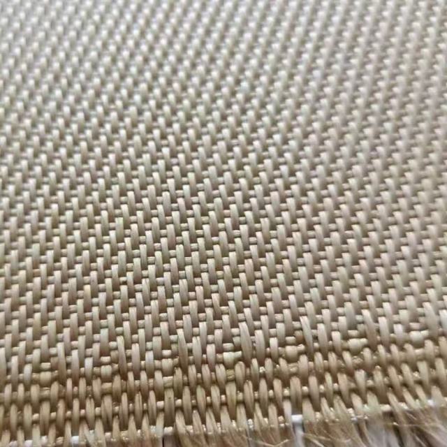 0.7mm vermiculite coated silica fabric satin weave