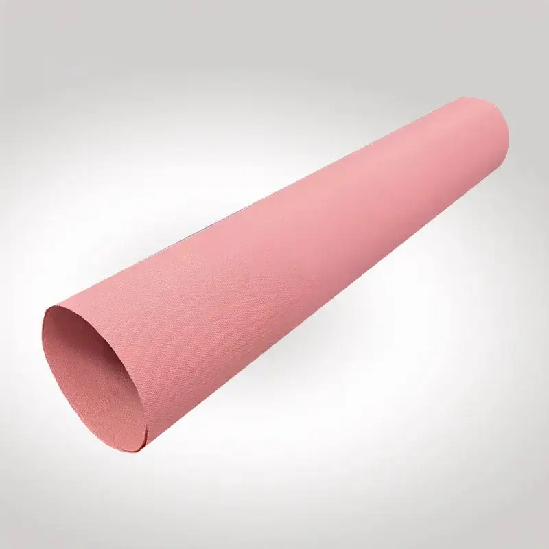 salmon acrylic fire blanket in roll