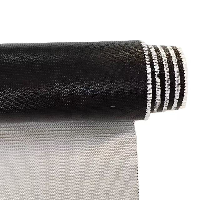 510g one side liquid silicone coated fiberglass cloth in black
