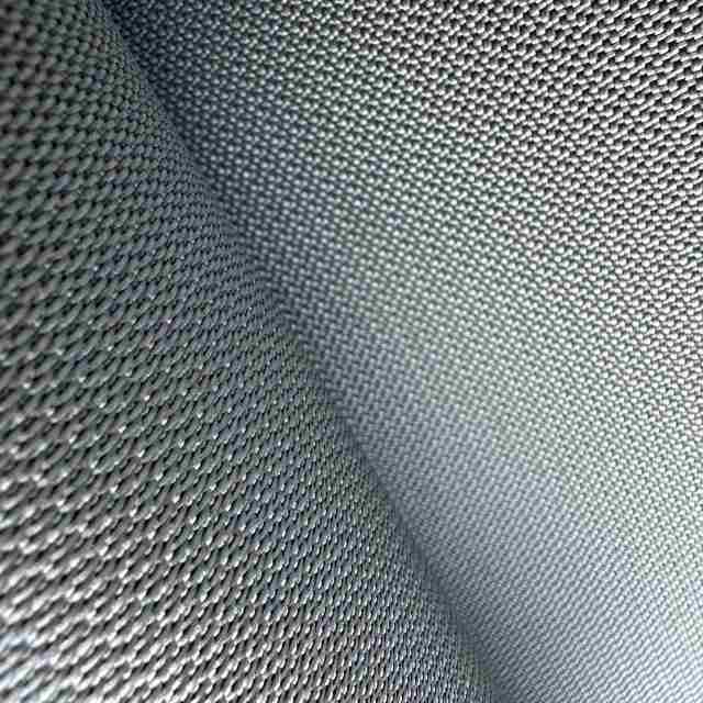 silver grey pu coated fiberglass fabric