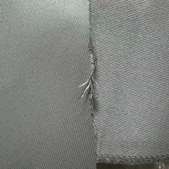 silver grey pu coated fiberglass cloth with wire inserts