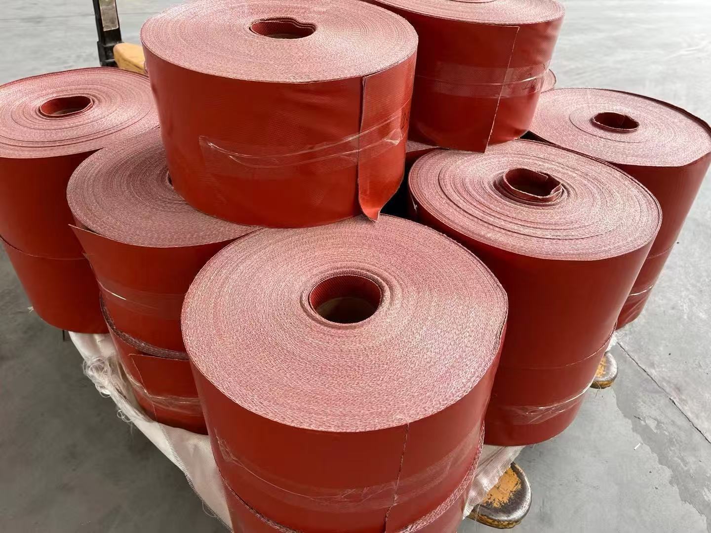 custom width silicone coated fiberglass fabric