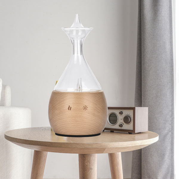 Nature Wood Handmade glass Aroma diffuser Welcome wholesale and OEM orders