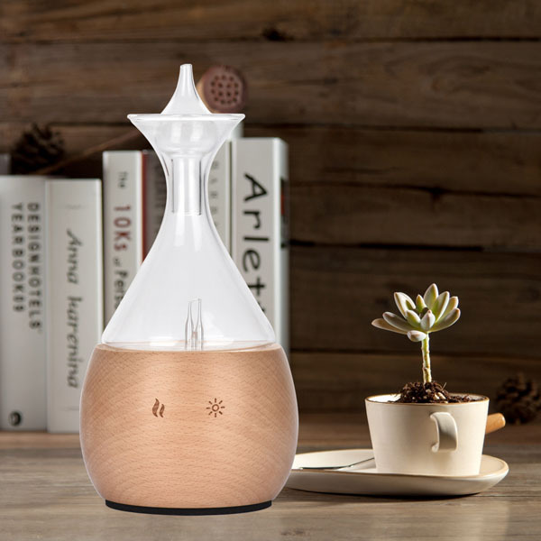 Nature Wood Handmade glass Aroma diffuser Welcome wholesale and OEM orders