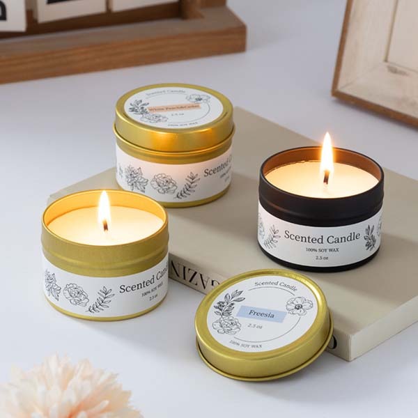 Tin Soy Candle With Wax Fragrance China Manufacturer