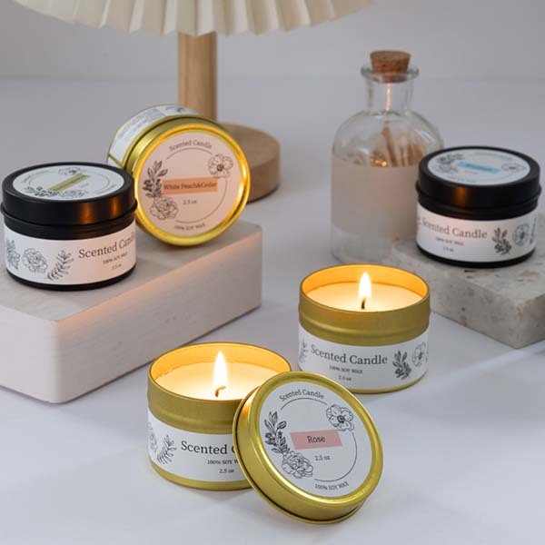 Tin Soy Candle With Wax Fragrance China Manufacturer
