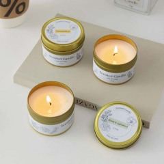 Tin Soy Candle With Wax Fragrance China Manufacturer