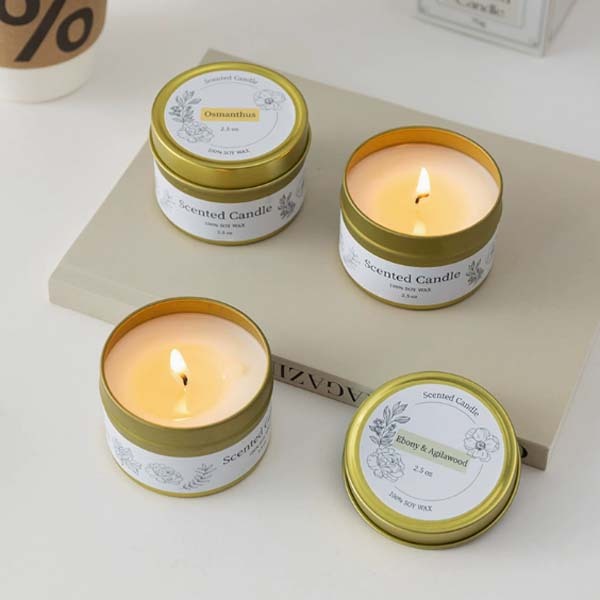Tin Soy Candle With Wax Fragrance China Manufacturer