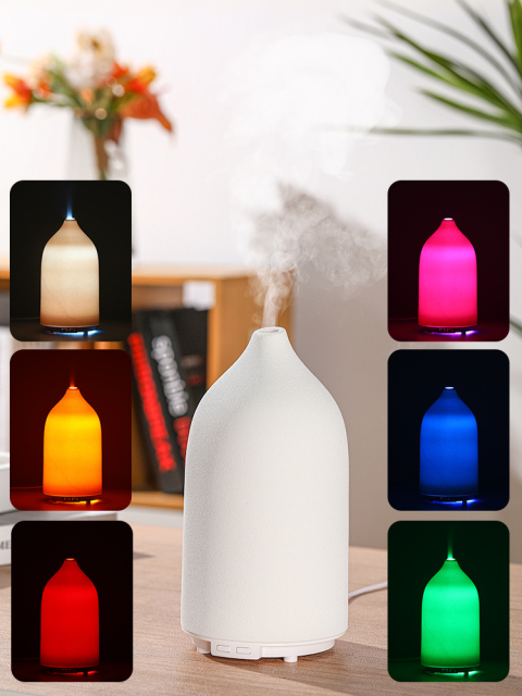 500ml Large Ceramic Stone Diffuser for Essential Oils, Handmade Ultrasonic Aromatherapy Cool Mist Humidifier