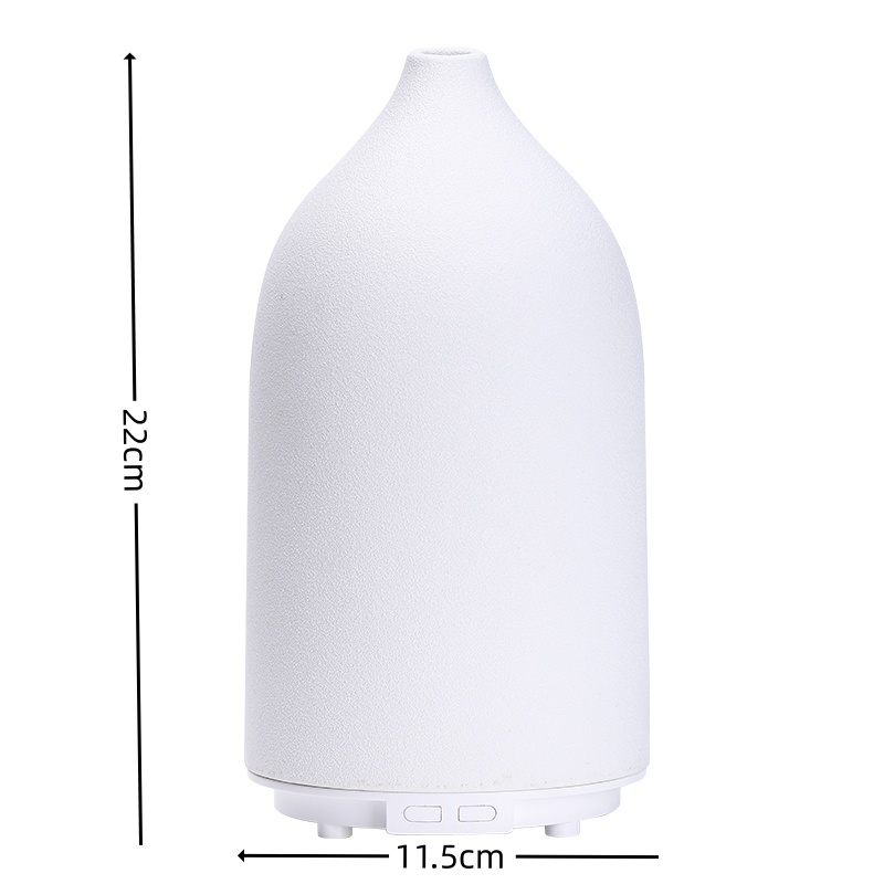 500ml Large Ceramic Stone Diffuser for Essential Oils, Handmade Ultrasonic Aromatherapy Cool Mist Humidifier