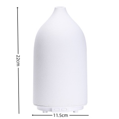 500ml Large Ceramic Stone Diffuser for Essential Oils, Handmade Ultrasonic Aromatherapy Cool Mist Humidifier
