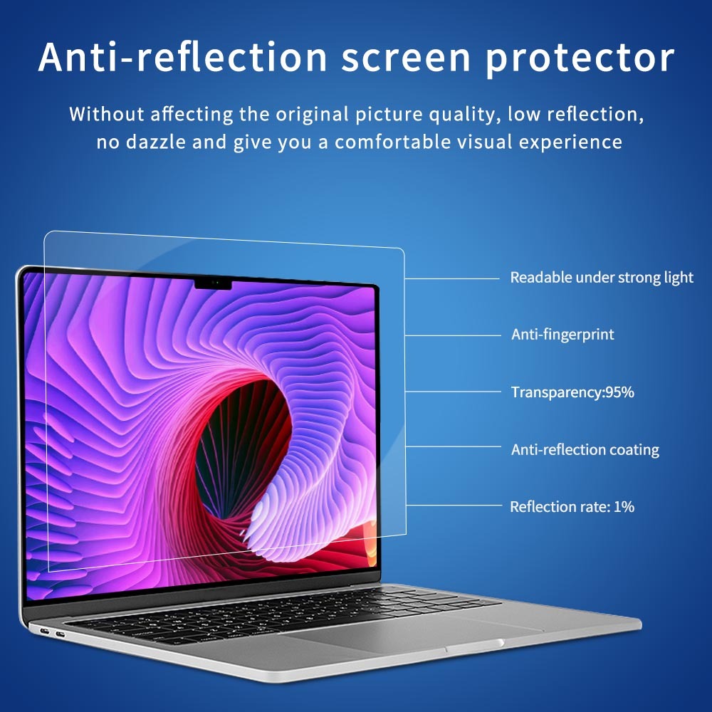 Magnetic Privacy Screen for MacBook Pro 16 Inch (2021 2022 2023 M1 M2 M3 Pro Max) Removable Laptop Privacy Filter
