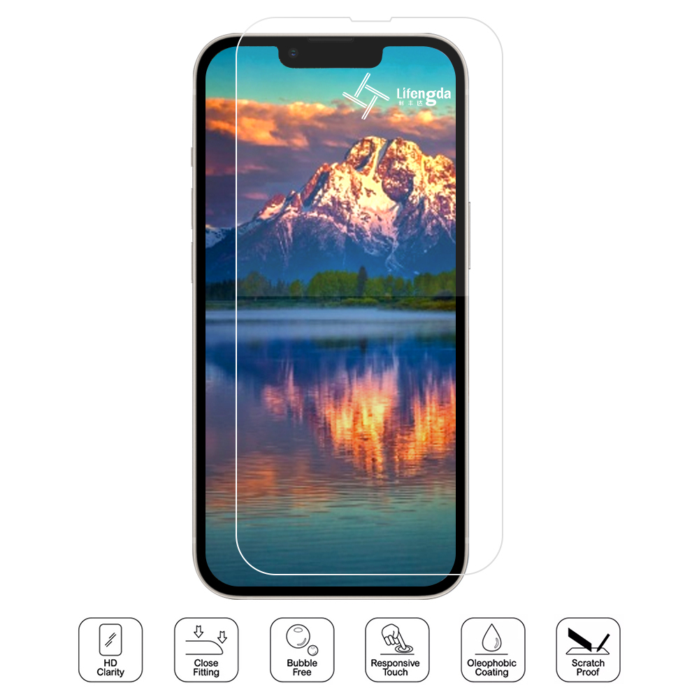 LFD823 AR Increased Transmittance for iPhone 14 Extreme clear Anti-reflection AR Tempered Glass Mobile  Phone Protector Screen