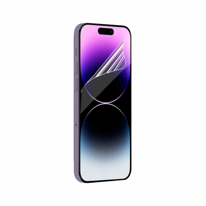 Tempered glass and soft film screen protector options for iPhone