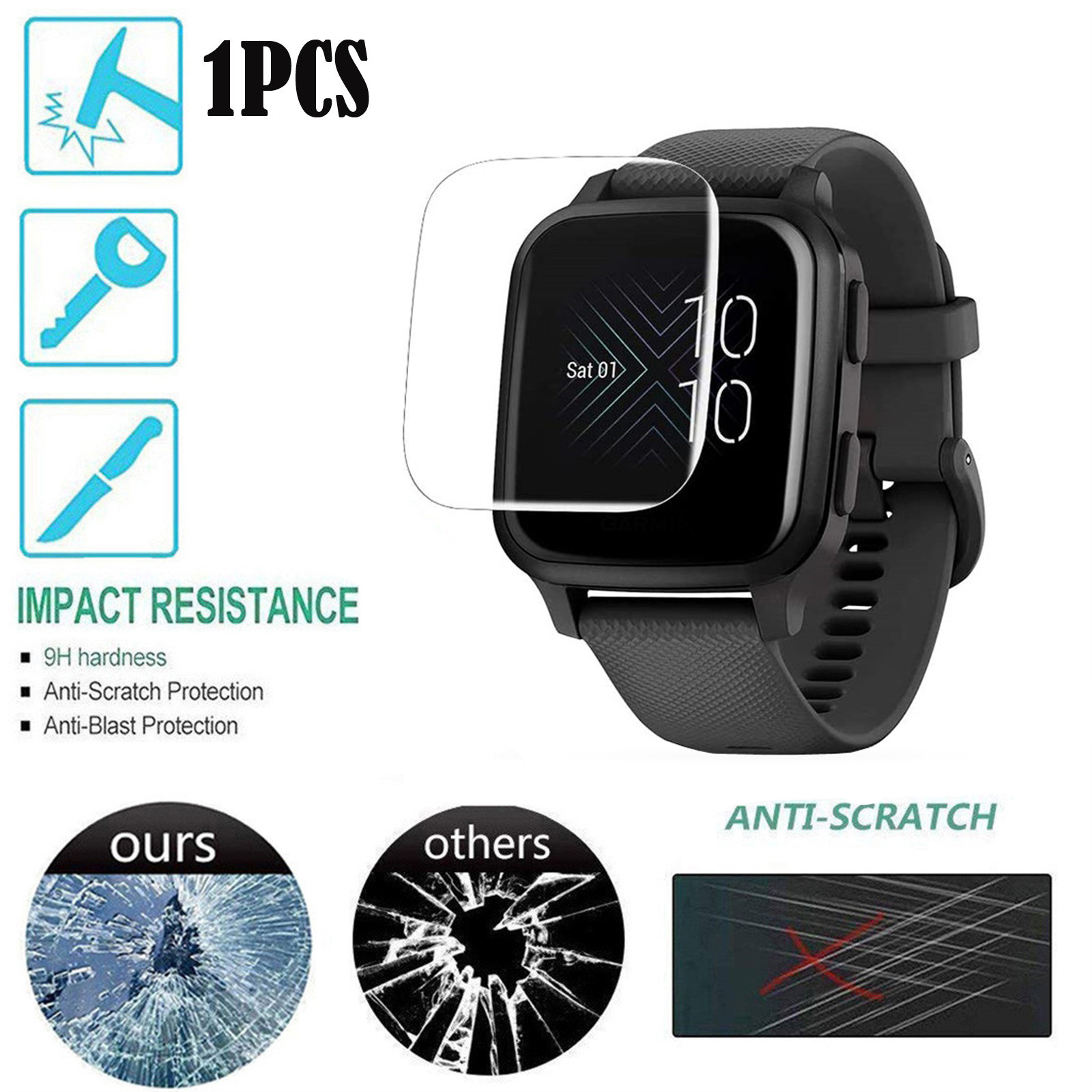 LFD868 Deals of the Day Clearance for Cafuvv the Screen Protector Is Suitable for Garmin Venu Explosion-Proof Film Protector