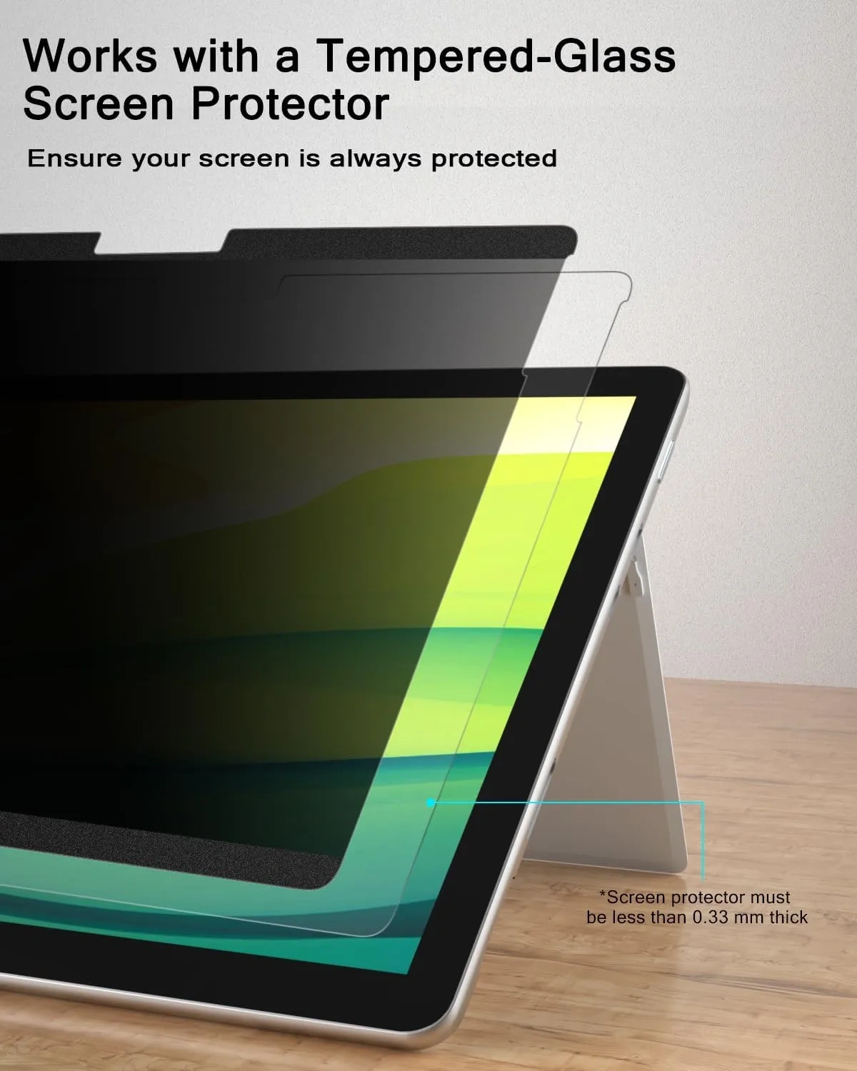 LFD 02 HD Clear Privacy Screen Protector MacBook Laptop PET Film 3H Hardness Anti-Spy Anti-Scratch Anti-Glare