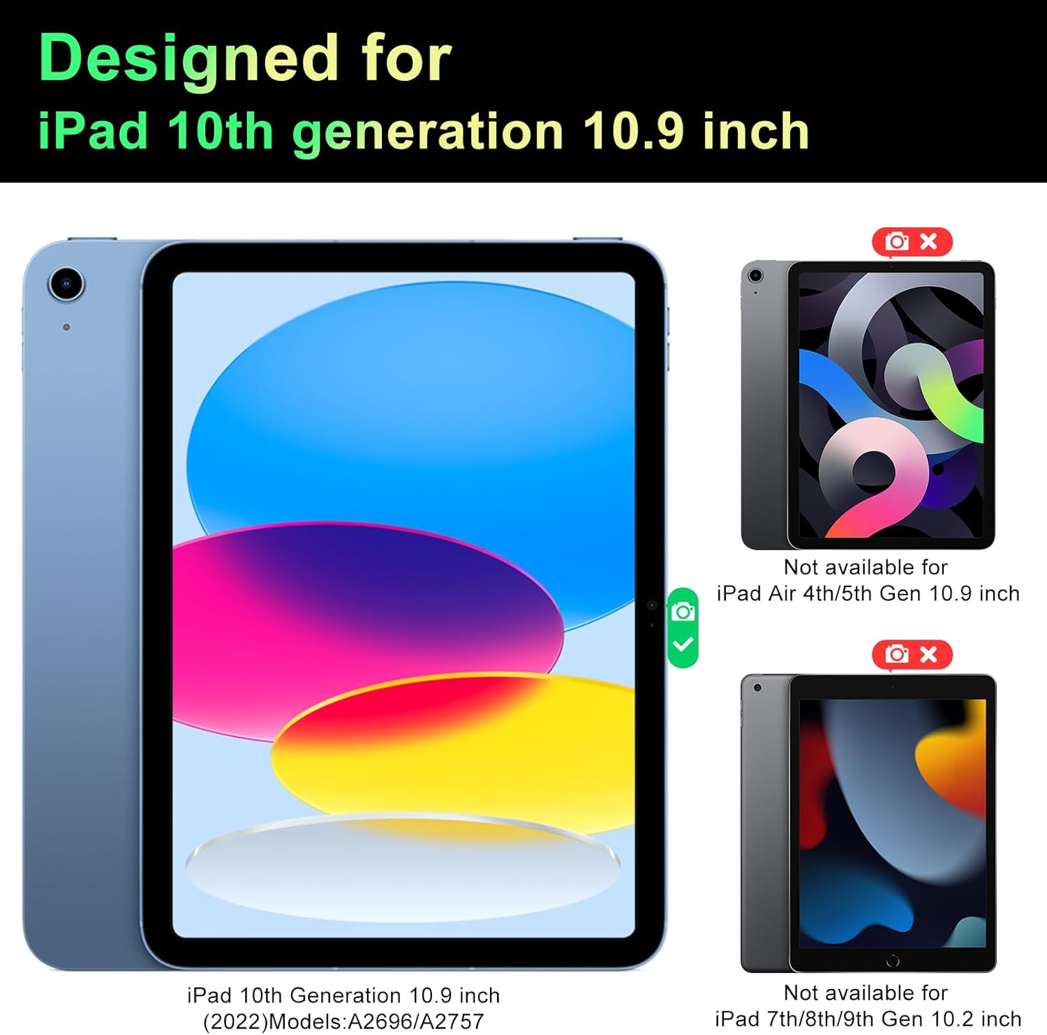 Magnetic iPad privacy screen shown in use