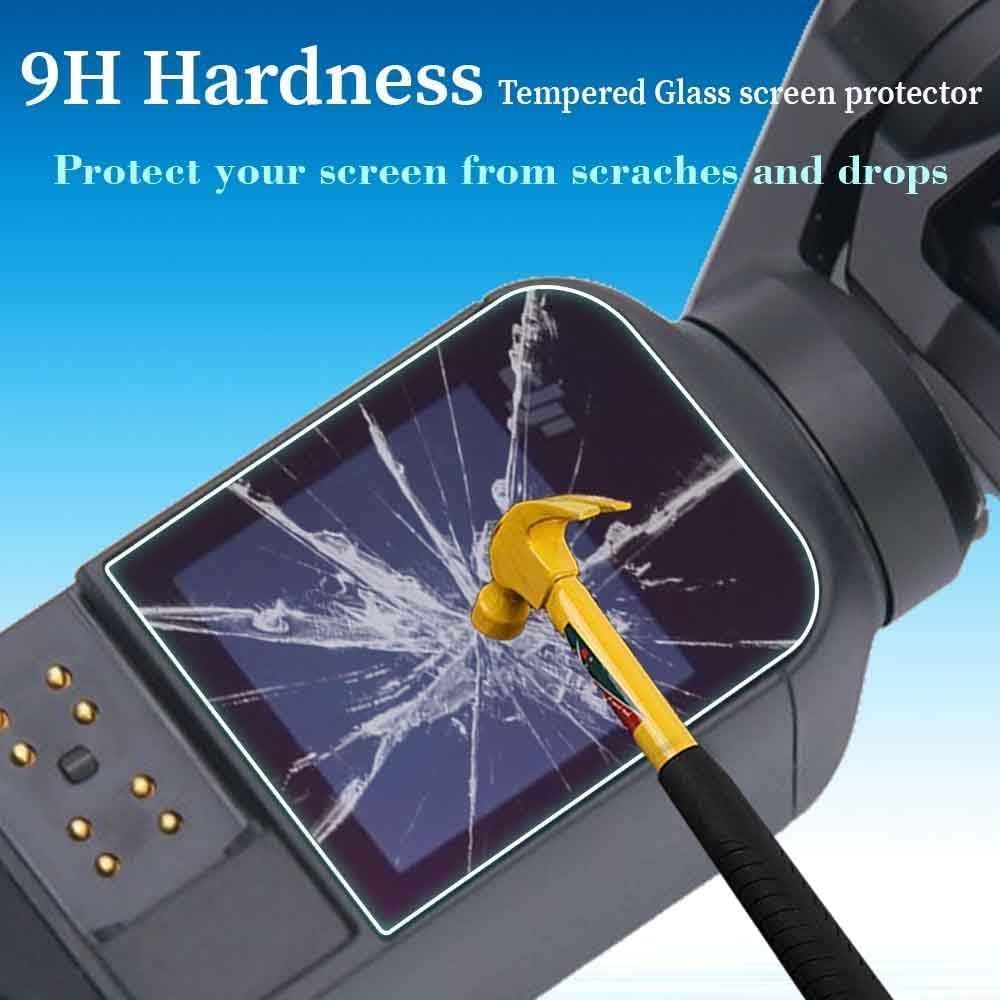 Lens Screen Protector for DJI Osmo Pocket 3 [2+2Pack], Tempered Glass Cover 0.3mm 9H Hardness Anti-Scrach Anti-Bubble