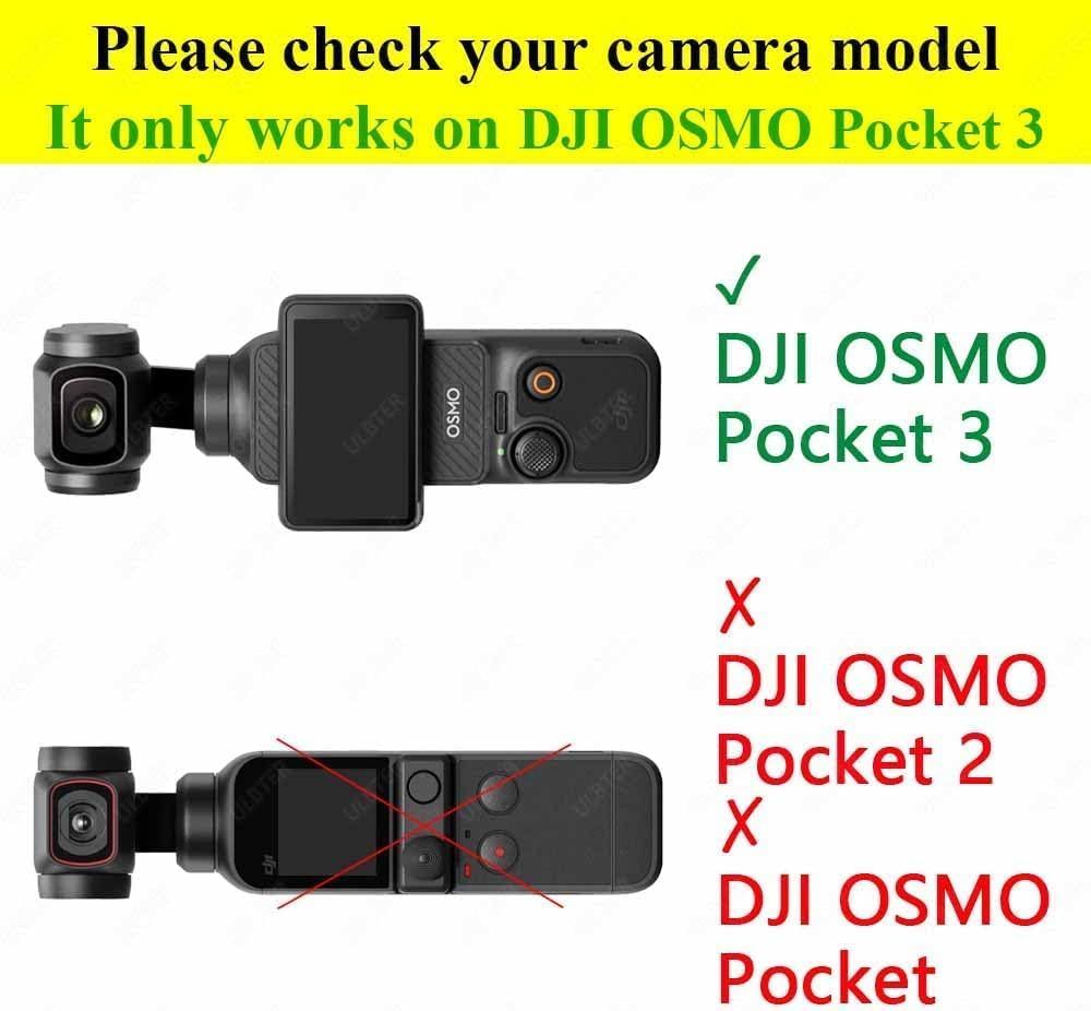 Lens Screen Protector for DJI Osmo Pocket 3 [2+2Pack], Tempered Glass Cover 0.3mm 9H Hardness Anti-Scrach Anti-Bubble