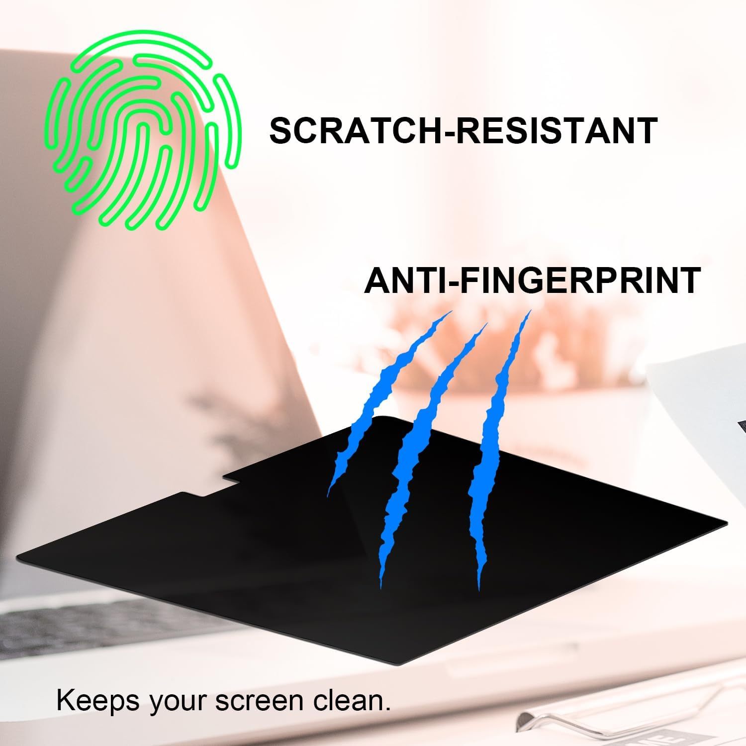 Privacy Screen for MacBook Pro 14 Inch (2021-2026, M1, M2, M3, M4,M5, Pro, Max), Removable Matte Anti Glare Blue Light Protector Private Security Filter for 14 inch Mac Laptop Computer, 1-Pack