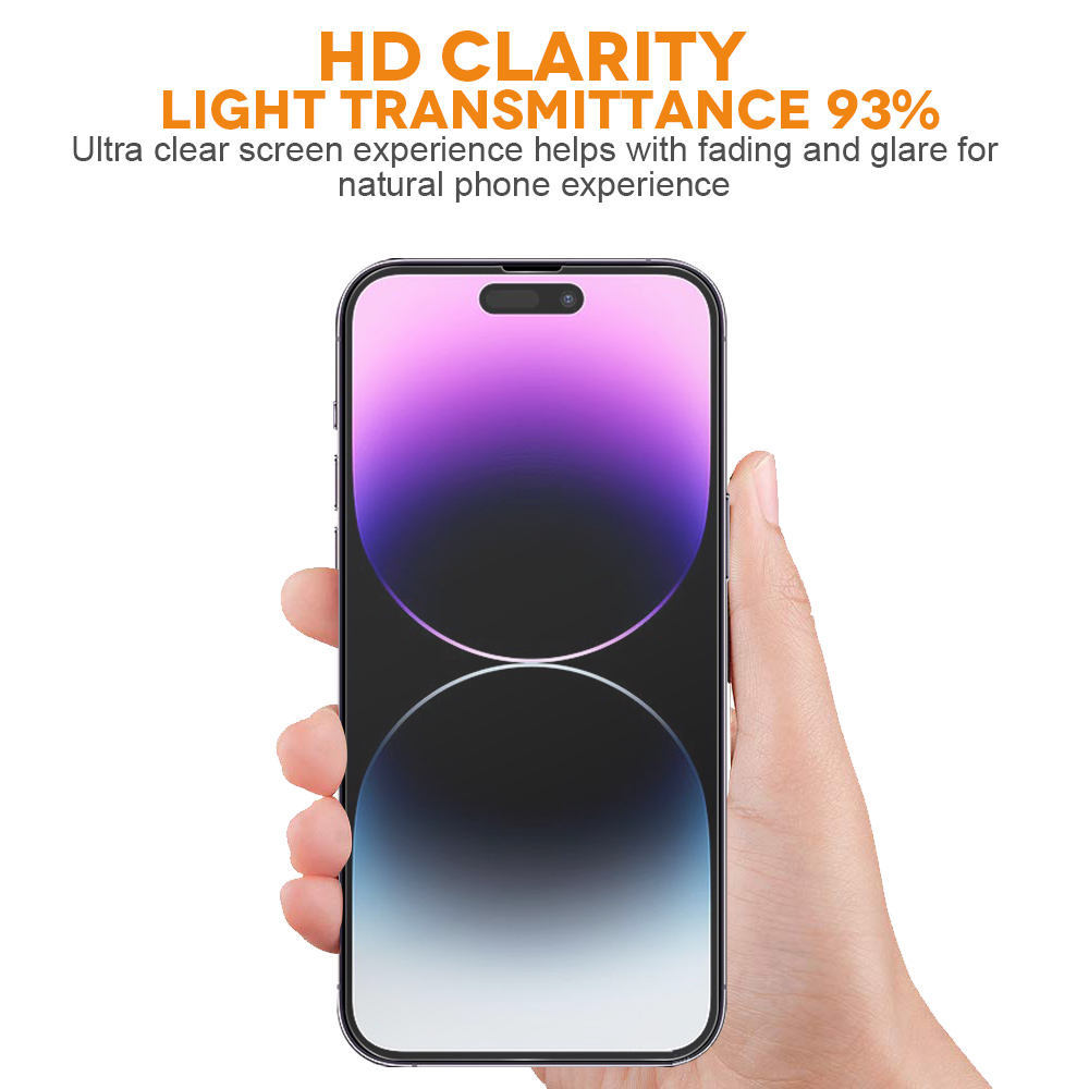 LFD High Transmittance AR Glass Screen HD Film for Iphonefor iPhone11 12 13 14 15 16 17 Pro Max X XS Samsung Screen Protector