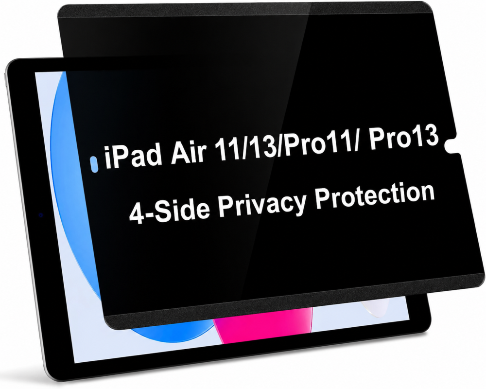 LUSA DESIGN iPad 360° Full Glue Anti-Spy Screen Protector