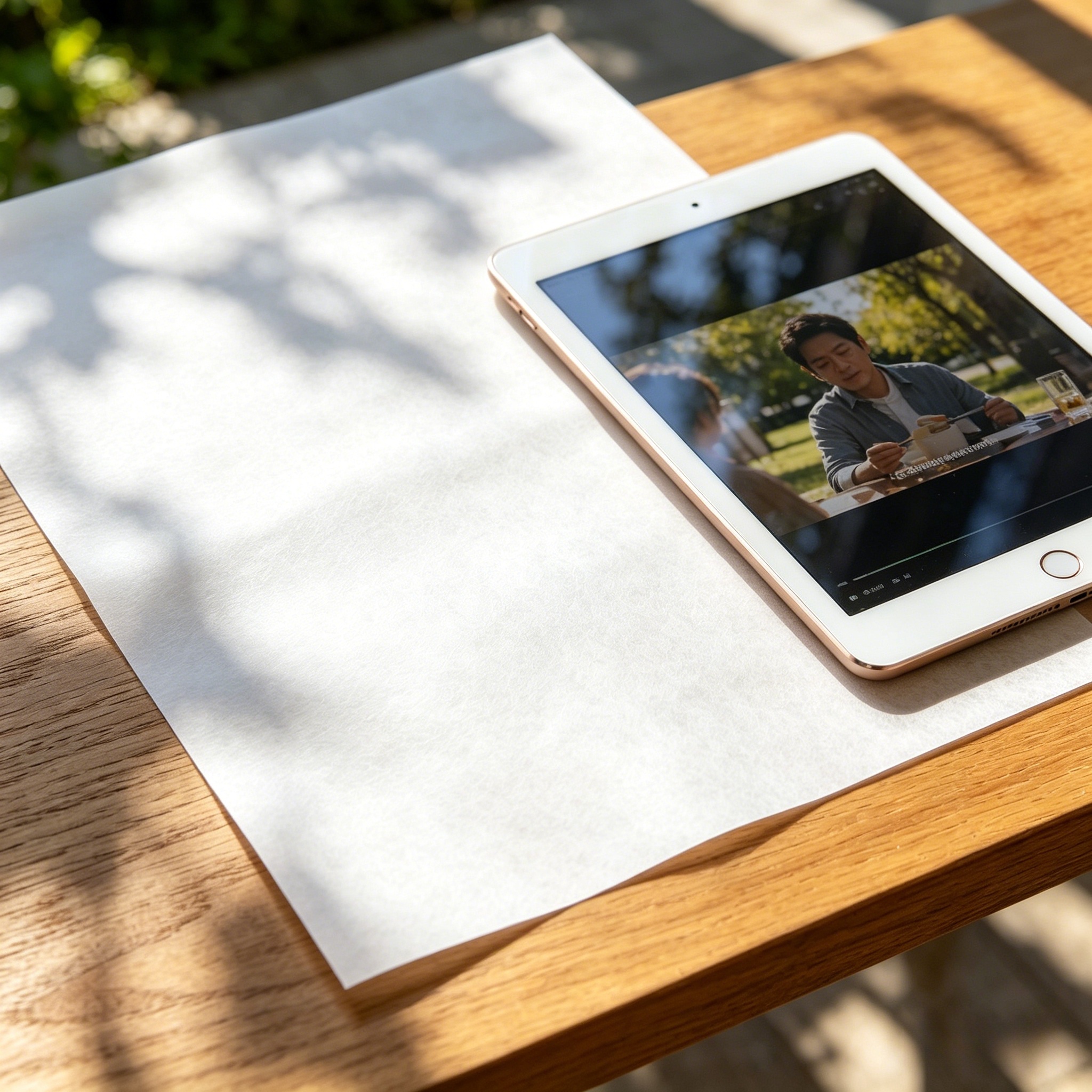 LUSA DESIGN Paper-Feel Tempered Glass for iPad Air 11" (2026-2024) | Matte Anti-Glare, 9H Hardness, Easy Install.