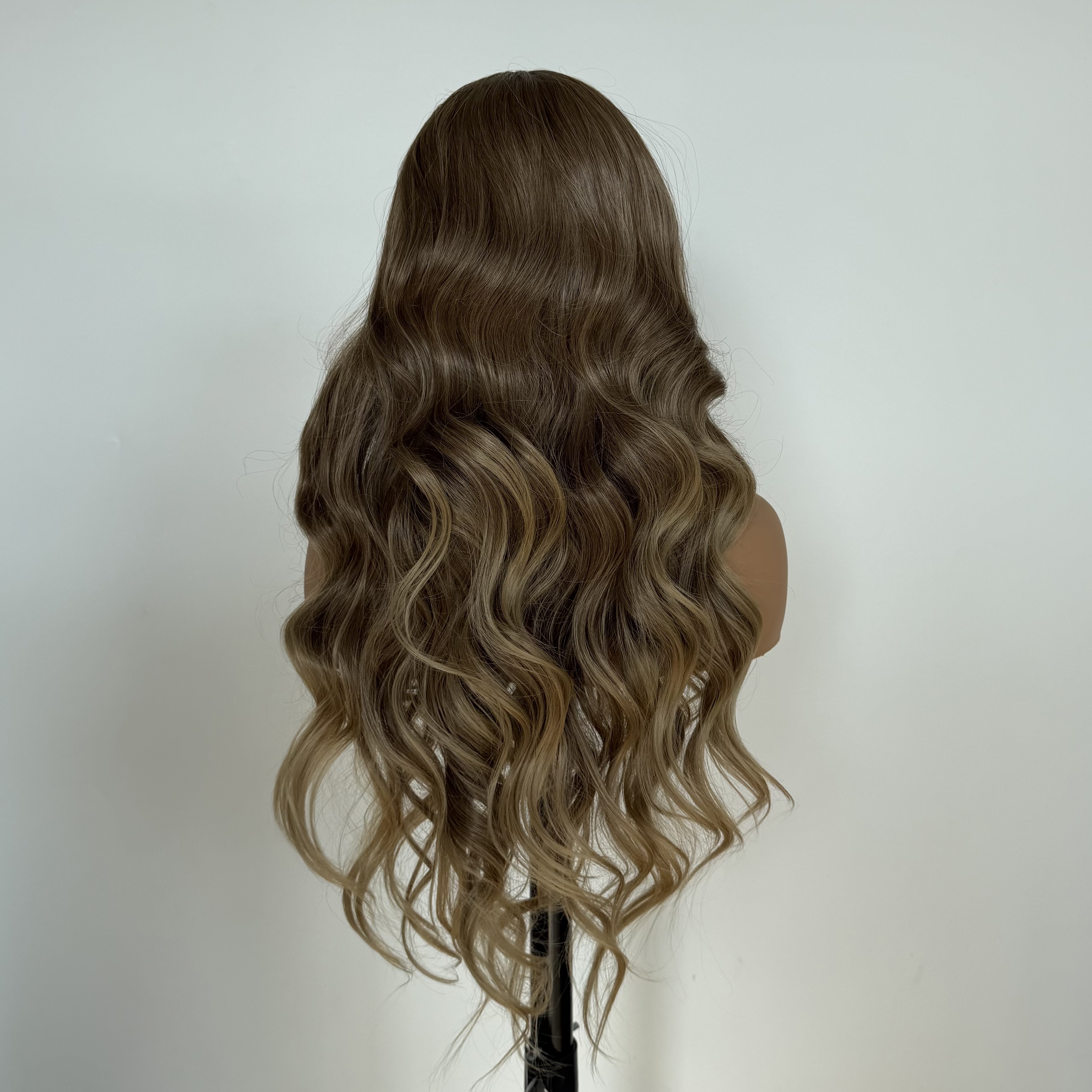 Ombre Color 13x4 Transparent Lace Front Wig Loose Wave Synthetic Wigs