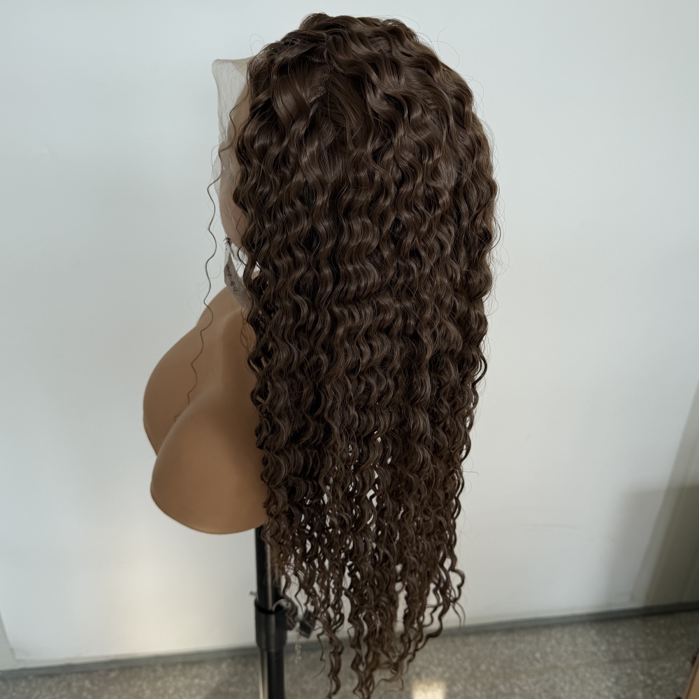 Afric wig Synthetic Front Lace Long Curly Wig