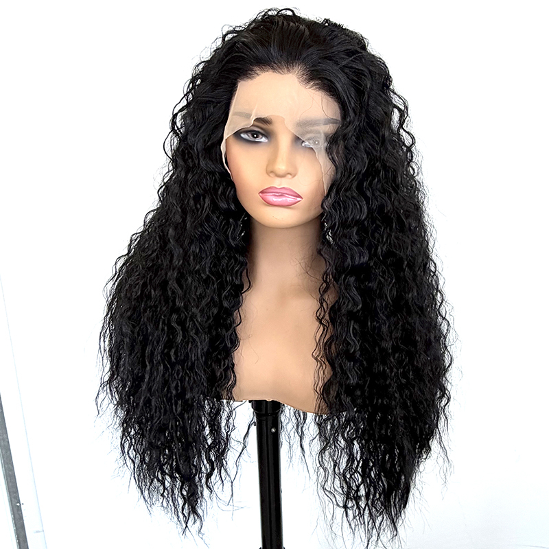 Hot Popular BZ Thick Curly Natural Heat-Resistant Glueless 26 Inch Futura Fiber Wig