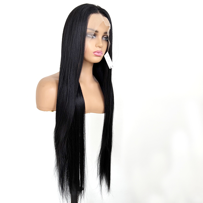 Premium Long Hair Synthetic 13x4 Lace Wig 32Inch Straight