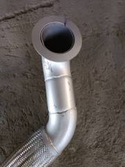 Exhaust metal hose