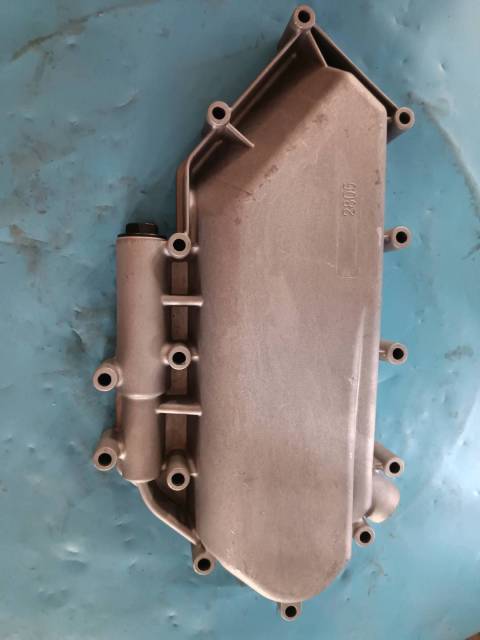 Oil cooler cover assembly