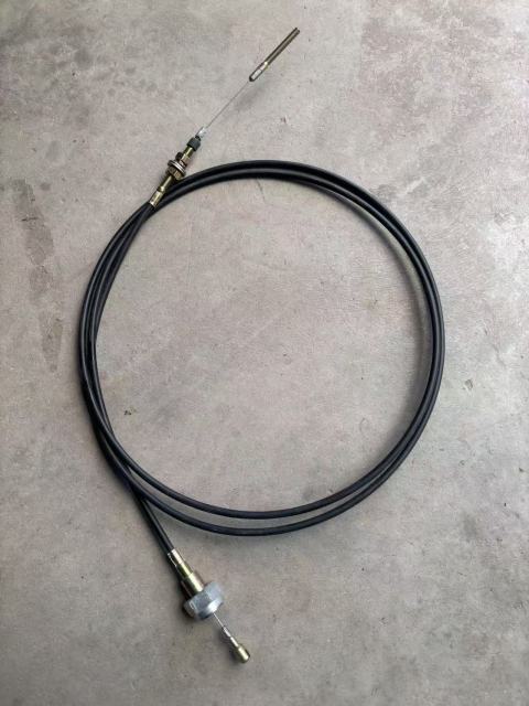 Hand throttle control cable