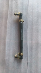 Two-bridge steering straight tie rod assembly