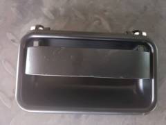 Left vehicle door handle assembly