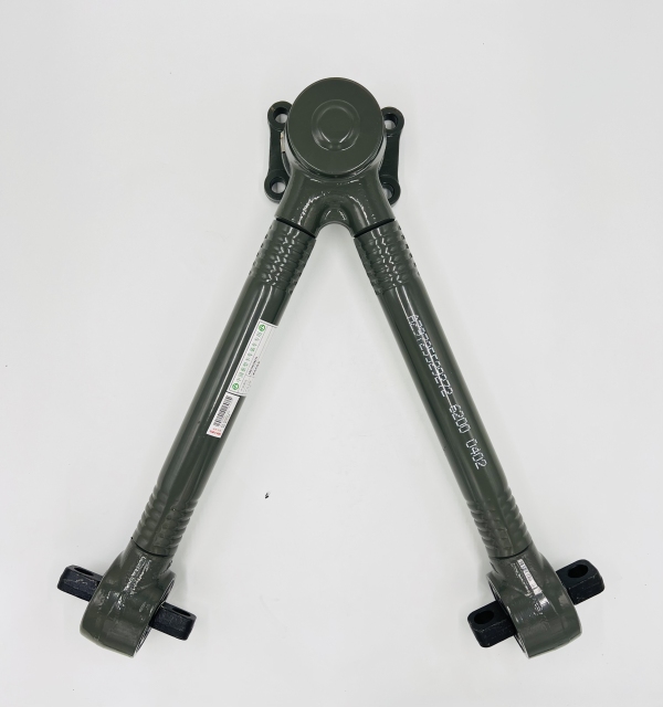 V-shaped thrust rod assembly