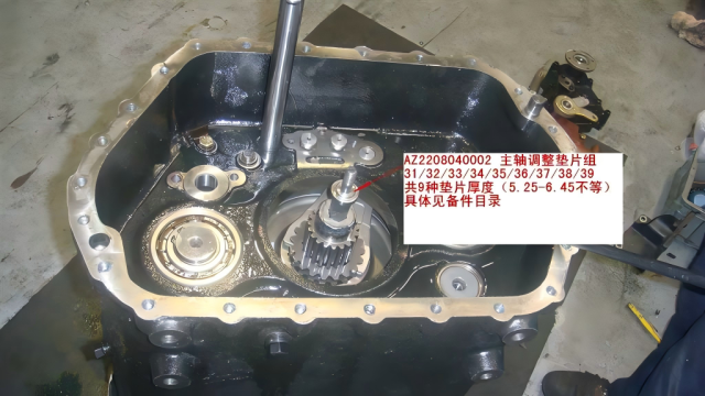 Spindle adjustment gasket set