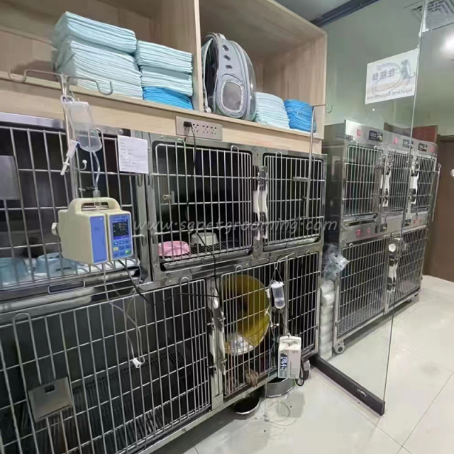 Sangkar Veterinar 5 Bilik Reka Bentuk Untuk Haiwan Peliharaan